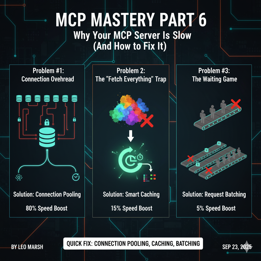 MCP Mastery Part 6: Why Your MCP Server Is Slow (And How to Fix It)