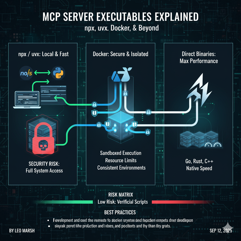 MCP Server Executables Explained: npx, uvx, Docker, and Beyond